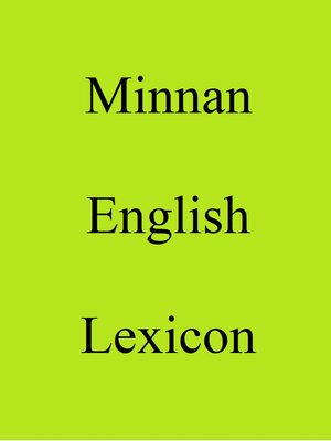 cover image of Minnan English Lexicon